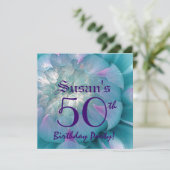 50thバースデーパーティービューティフルダリア開花 招待状 (スタンド正面)