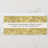 50thバースデーパーティー招待金チケット 招待状 (裏面)