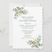 50thフローラゴールデン結婚式招待状 招待状 (正面)