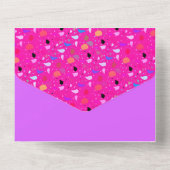 50thモダンバースデーパーティーお祝いグラム オールインワン招待状 (裏面)