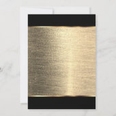 50thライトゴールデンハート記念日デザイン 招待状 (裏面)