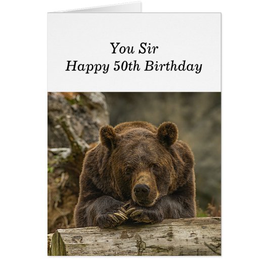 50th丘を越えて深刻なグリズリーベア (正面)