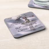 50th名前をカスタムする叙階記念日チャリス コースター (左側)