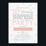 50th紙吹雪サプライズパーティの招待状 |誕生日 招待状<br><div class="desc">このシックで50誕生日目スタイリッシュのサプライズパーティの招待状は、エレガント紙吹雪テーマとモダンタイポグラフィを備えている。 さらに思い出深い招待の場合は、ダイカット形状、テクスチャ紙、または二重太い紙を選択します。誕生日カスタマイズの年については、メッセージを送ってください。リンクを直接お送りします。</div>