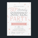 50th紙吹雪サプライズパーティの招待状 |誕生日 招待状<br><div class="desc">このシックで50誕生日目スタイリッシュのサプライズパーティの招待状は、エレガント紙吹雪テーマとモダンタイポグラフィを備えている。 さらに思い出深い招待の場合は、ダイカット形状、テクスチャ紙、または二重太い紙を選択します。誕生日カスタマイズの年については、メッセージを送ってください。リンクを直接お送りします。</div>