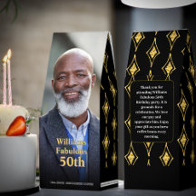 50th素晴らしい誕生日サンキューパーティーの好意