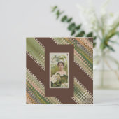 50th誕生日カスタムフローラ美しいありがとう サンキューカード (スタンド正面)