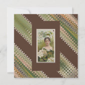 50th誕生日カスタムフローラ美しいありがとう サンキューカード (正面)