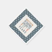 50th誕生日パーティーのアクセサリーの装飾 スタンダードカクテルナプキン (角)