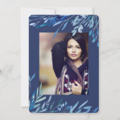 50th誕生日パーティーの写真のバック招待状 招待状 (裏面)