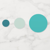 50th誕生日パーティーレトロミッドセンチュリー任意の年齢 コンフェッティ (裏面)