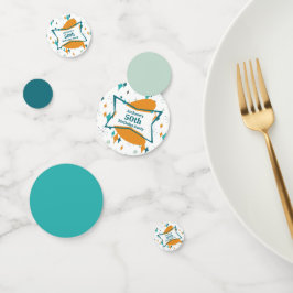 50th誕生日パーティーレトロミッドセンチュリー任意の年齢 コンフェッティ