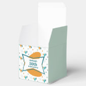 50th誕生日パーティーレトロミッドセンチュリー任意の年齢 フェイバーボックス (オープン)