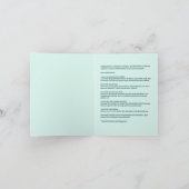 50th誕生日パーティーレトロミッドセンチュリー任意の年齢 招待状 (内部)