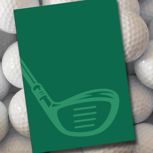 50th誕生日パーティー写真ゴルフグモダンリーン 招待状