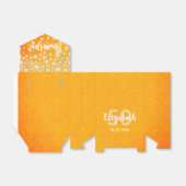 50th誕生日パーティー金ゴールドグリッター名感謝していあなた フェイバーボックス (折り畳みなし)