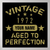 50th誕生日パーティー1972あなたの名前を追加 ポスター (正面)