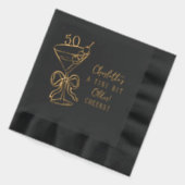 50th誕生日マルティーニ応援50 箔ナプキン (左)