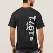 50th誕生日1971名前レジェンドヴィンテージ tシャツ (裏面)