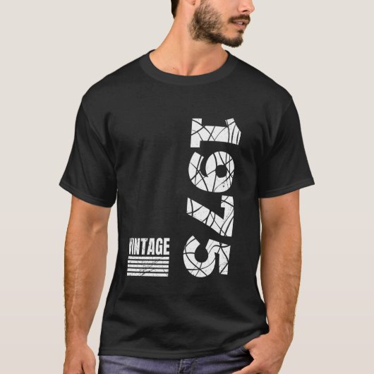50th誕生日1975 50thバースデーパーティー誕生日 tシャツ (正面)