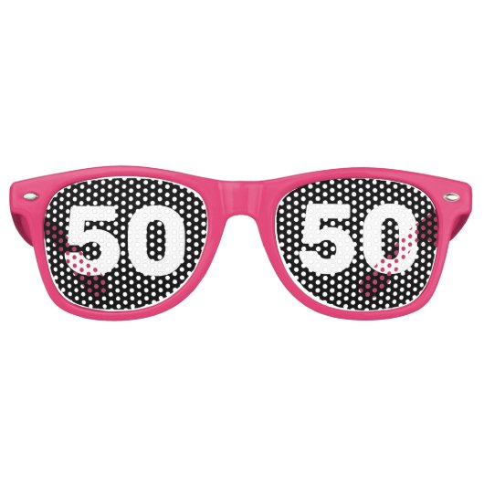 50TH誕生日50ノベルティサングラスシェード レトロサングラス (正面)