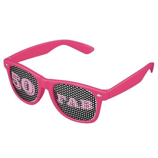 50TH誕生日50ファブサングラスシェード レトロサングラス (アングル)