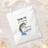 50th魚釣り誕生日ありがとう フェイバーバッグ (クリップ留めされた状態)