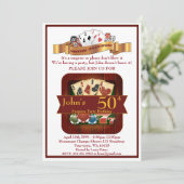 50th,誕生日マンカジノ,賭博パーティー,ラスベガス 招待状 (スタンド正面)