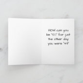 **50th**誕生日（特別な人*カード） カード (内部)