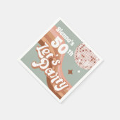50th 70sディスコパーティー スタンダードカクテルナプキン (角)