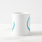 50th Anniversary 1976-2026 Mug in Teal コーヒーマグカップ (中央)