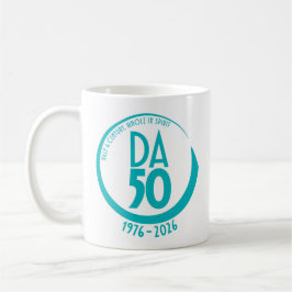 50th Anniversary 1976-2026 Mug in Teal コーヒーマグカップ