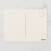 50th Anniversary Black Gold Balloon Arch Party ポストカード (裏面)