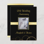 50th Anniversary Celebration Invitation - Photo Op 招待状 (正面/裏面)