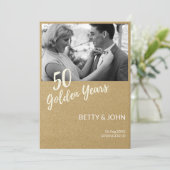 50th Anniversary – Classic Photo Gold 招待状 (スタンド正面)