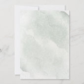 50th Anniversary Greenery Wedding 招待状 (裏面)