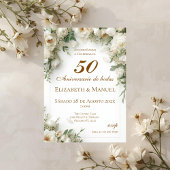 50th Anniversary invitation 招待状