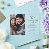 50th Anniversary One Photo Announcement  アクリル招待状 (インサイチュ (ウェディング))