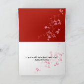 50th Anniversary Peanuts Hugging カード (内部)