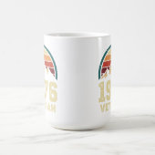 50th Birthday 1976 Retro Mountains Sunshine Vintag コーヒーマグカップ (中央)