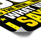 50th Birthday, 50 Is The New... Funny 50 Years Old ポスター (角)