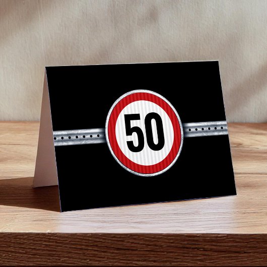 50th Birthday - ANY AGE サンキューカード