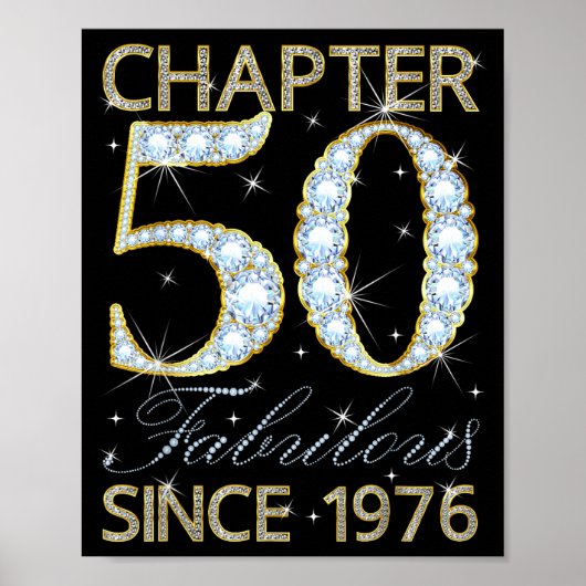 50th Birthday Chapter 50 Fabulous Since 1976  ポスター (正面)