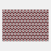 50th Birthday CUSTOM AGE Speed Limit Sign ラッピングペーパーシート (正面)