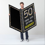 50th Birthday: Floral Flowers Number “50”   Name カード<br><div class="desc">The front of this fun, garden-inspired birthday-themed large greeting card design has the message “Happy 50th Birthday, ” and an editable recipient name. The large number “50” and the border on the front consist of flower icons. The inside features a customized birthday greeting message, or could perhaps be cleared and...</div>