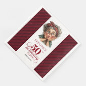 50th Birthday Funny Old Lady Napkins Party Decor (コーナー)
