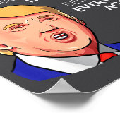 50th Birthday Gift Funny Trump Quote Shirt For Men ポスター (角)