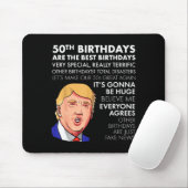 50th Birthday Gift Funny Trump Quote Shirt For Men マウスパッド (マウス)