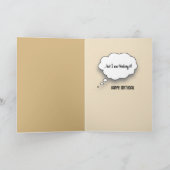 50th Birthday Hen With Eggs in Carton カード (内部)