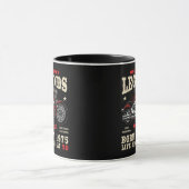 50th Birthday Man Biker Motorcycle Chopper 1975 マグカップ (中央)